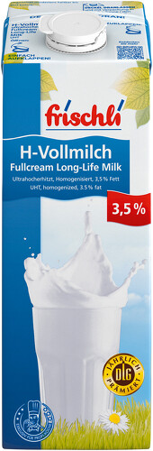 Frischili UT Full Cream Milk 12x1 liter