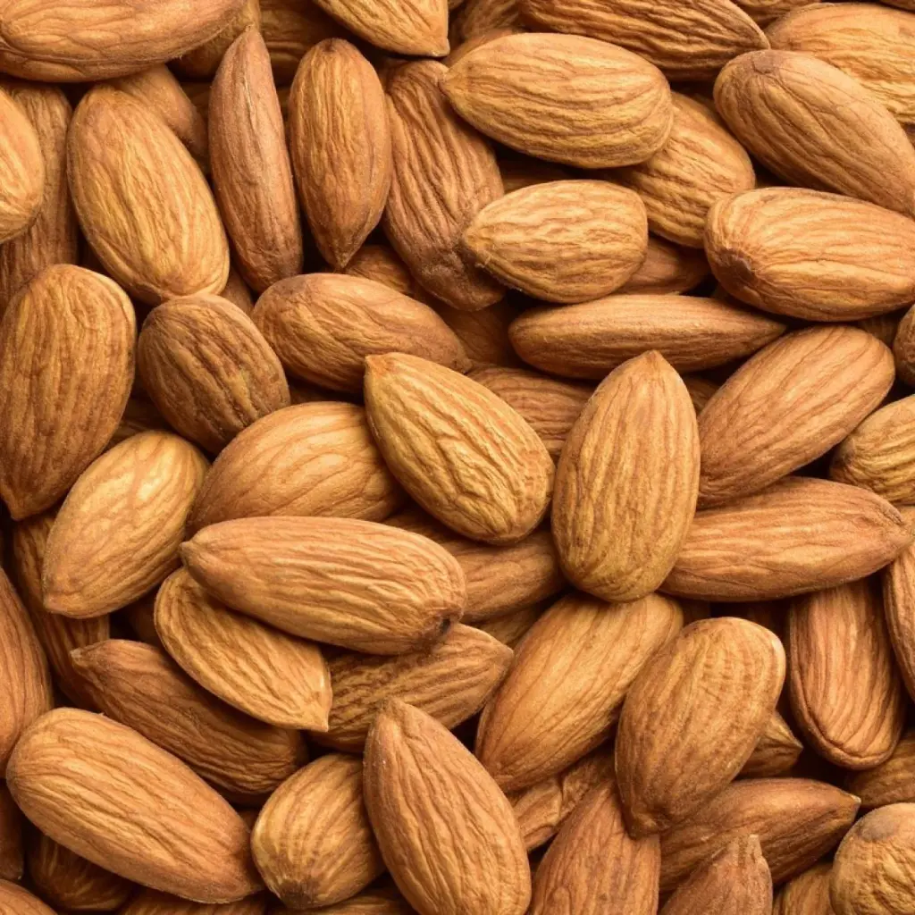 Almonds Brown Raw 1000 gr