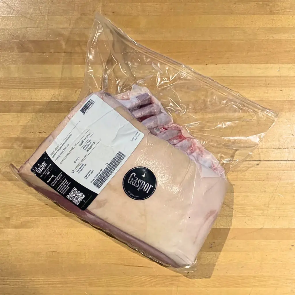 Milk-Fed Porcelet French Rack 