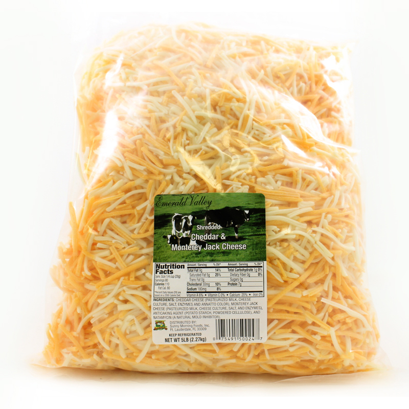 Shredded Monterey Jack & Cheddar Blend
