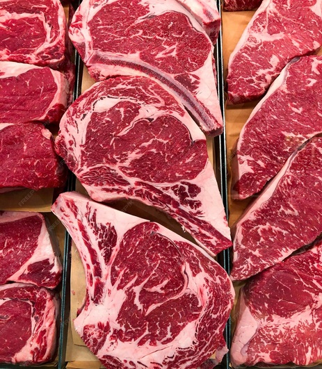 Rib Eye Bone In-No Roll
