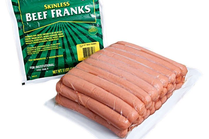 Nathan's Skinless Hot Dogs 5 lbs
