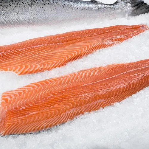  Atlantic Salmon Filet Trim Scaled  3/4 lbs
