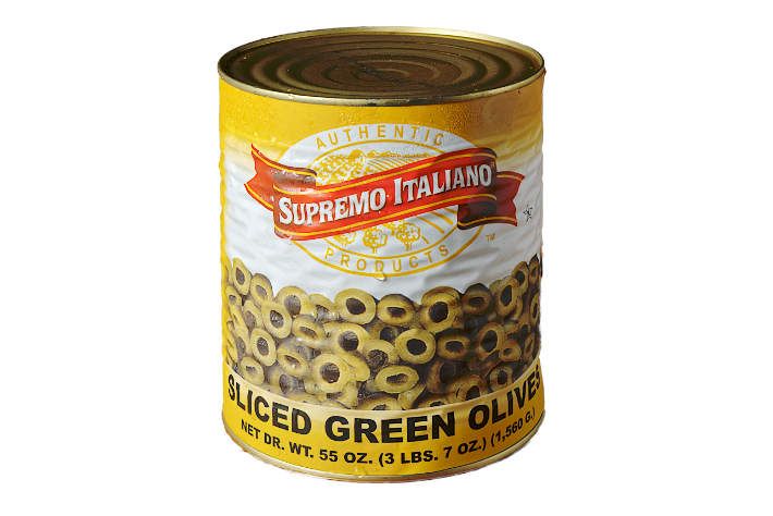 Supremo Italiano - Sliced Green Olives 4-1 gallon