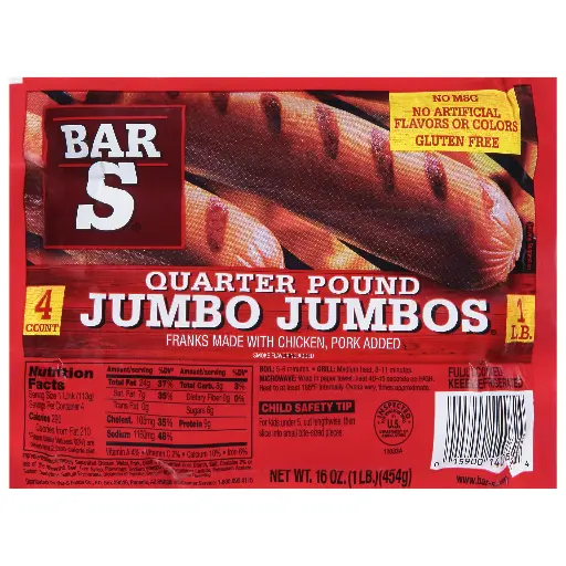 [FSM-Big S Jumbo Hot Dogs] Big S 4/1 Jumbo Hot Dogs