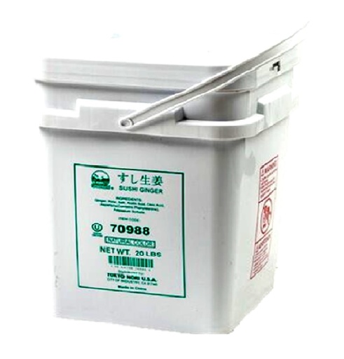[WH1-CH-FSM-20] Sushi Ginger Natural 1/20 lbs BUCKET
