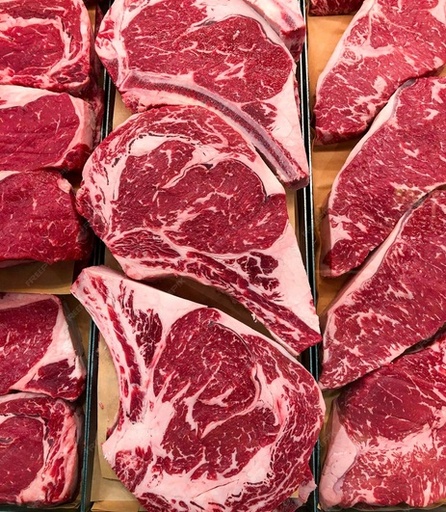 [WH1-FZ-Carg-9] Rib Eye Bone In-No Roll
